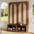 Widen Hall Tree With 4 Rattan Doors, Versatile 4-In-1 Seating Bench With 6 Hooks, Mid-Century Entryway Shoe Cabinet With Adjustable Shelf For Living Room-120876445