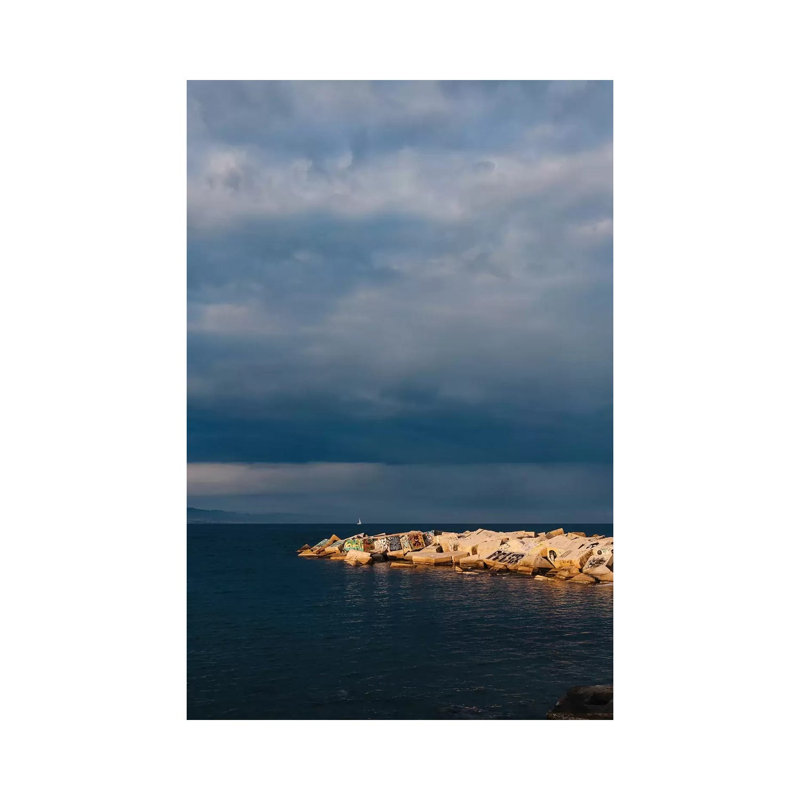 Barcelona Coast V by Bethany Young - Print on Canvas, Wrapped Canvas, 101.6cm H x 66.04cm W x 3.81cm D