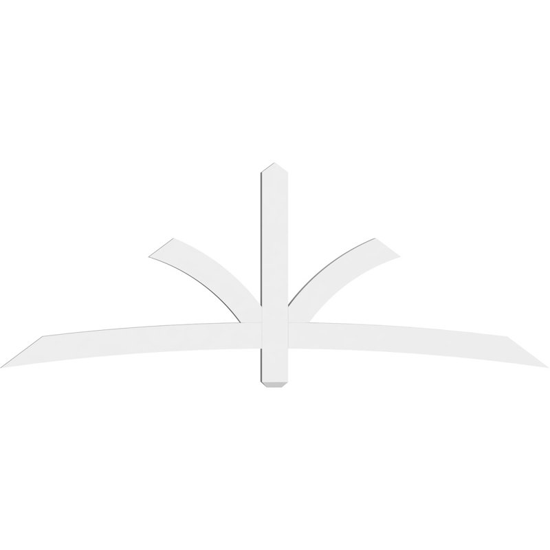 Support pour pignon Davenport, H 31,5 po x l 84 po (pas: 9/12), P 2 po x F 4 po, PVC