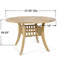 Outdoor Round Teak Dining Table