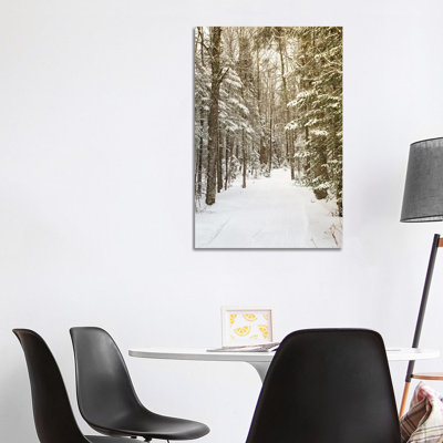 Through the Woods 1 Piece Wrapped Canvas Wall Art