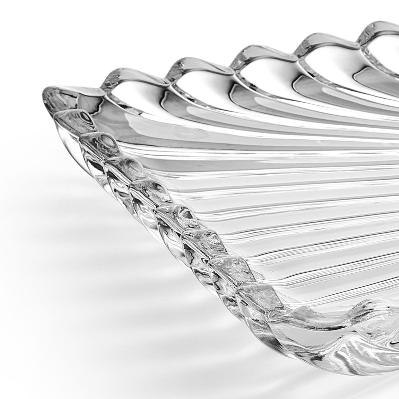 Mikasa Estate 14.75 in. Crystal Rectangular Tray