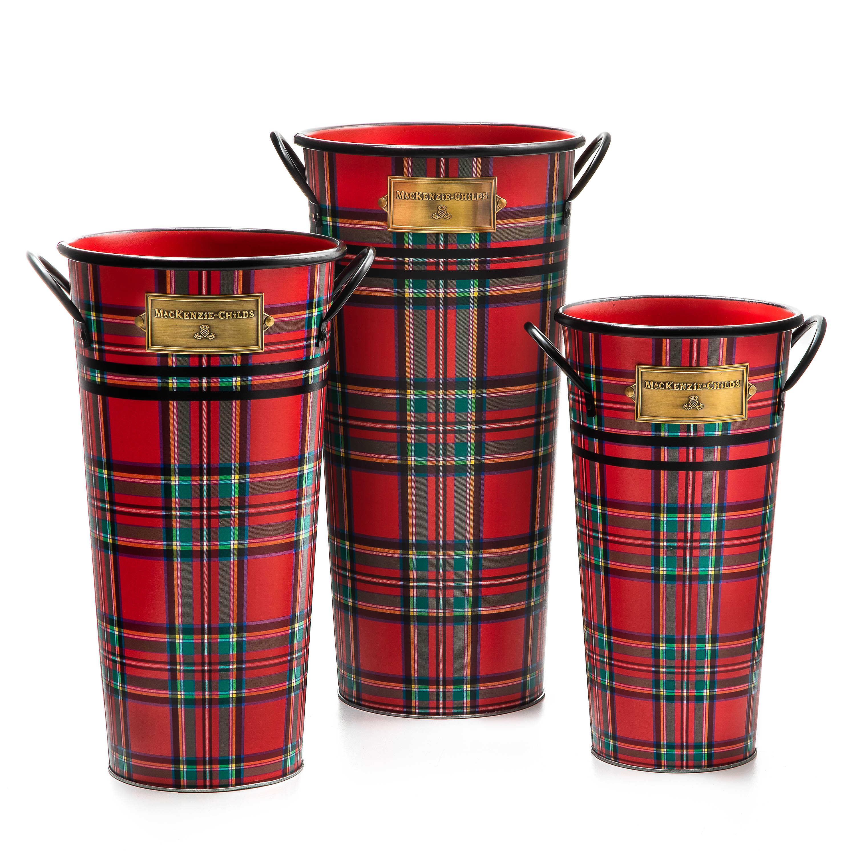 MacKenzie-Childs 3 PieceTartastic Flower Buckets Set | Wayfair