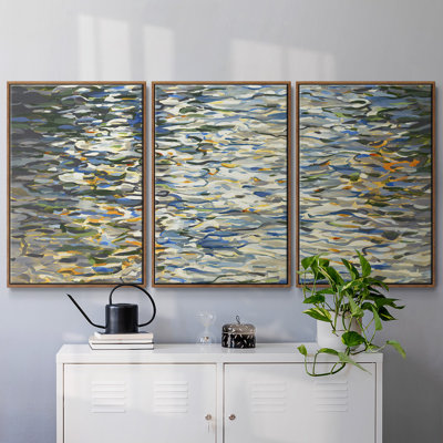 Water Reflections - Multi Piece Framed Canvas