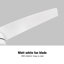 42 inch indoor white ceiling fan with led light