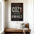 " Get Cozy Typography " by Charles B-495335875