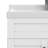 Hennessy All-In-One Deluxe 24-inch Laundry Cabinet with Faucet and ABS Sink