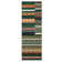 Geometric Machine Washable Rug for Living Room Bedroom Striped Non-Slip Low Pile Rubber Backing Area Rug for Playroom Office Kitchen Dining Room Dorm and Bedside Decor