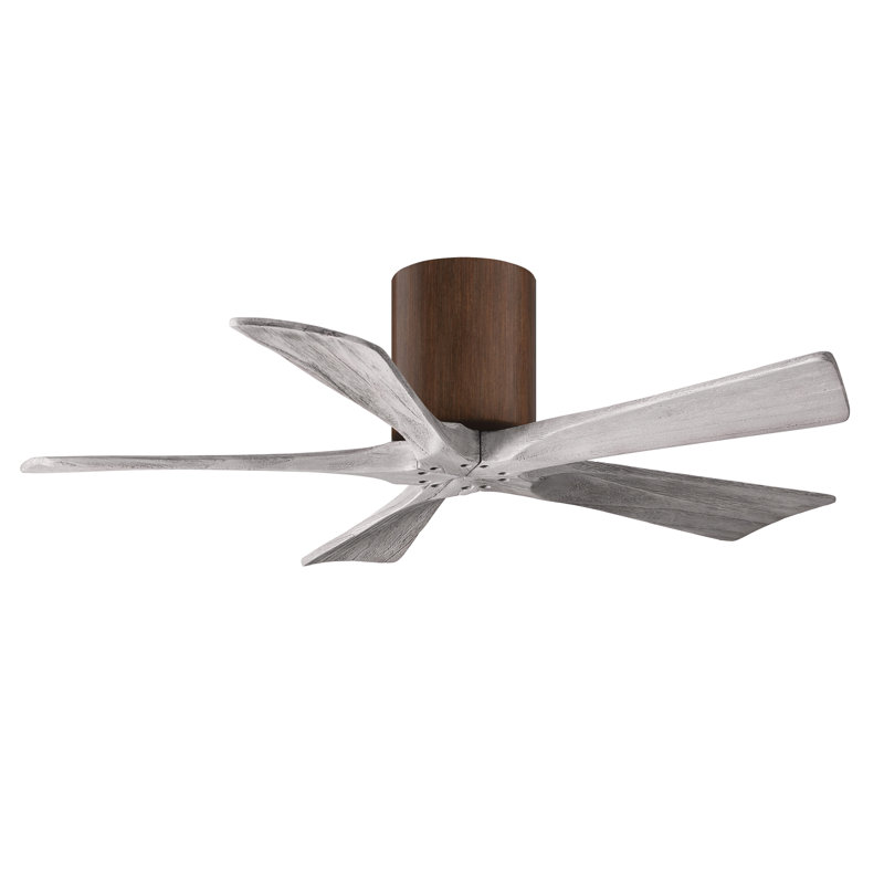 Ventilateur à pales encastré 5 pales Irene, 42", Noyer, Ton bois de grange