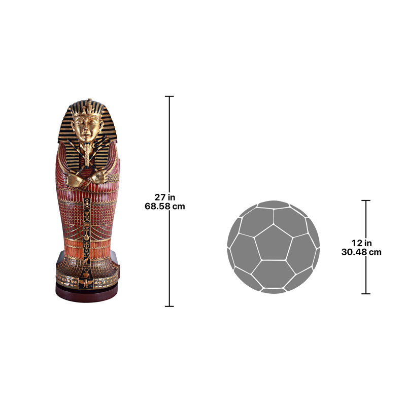 Statue sarcophage roi tutankhamen