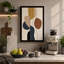 Organic Alignment Mid-Century - Wrapped Canvas-131762199-131762198