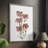 Watercolor Blooms II Framed Print - Solid Wood-1319188785