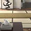 Tapis noir sophistiqué en laine noué à la main de style transitionnel Nadia-715487169