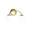 Alain 2 Light Frosted Dimmable Vanity Light-1491336651