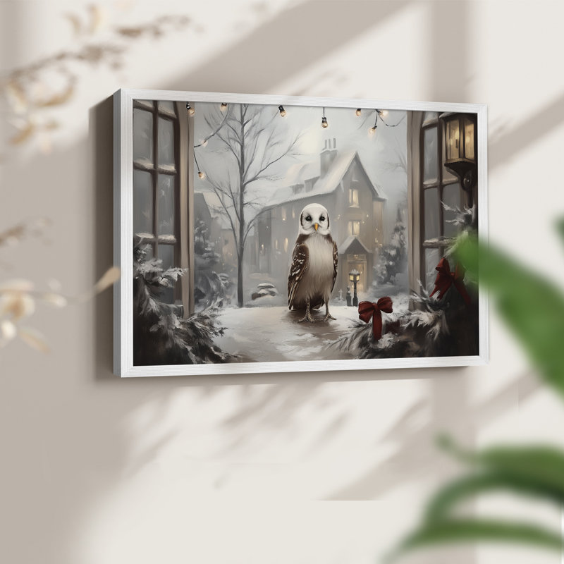 Art de Noël - CML XXII - Reproduction encadrée - Restickable, H 22 po x l 28 po, Blanc
