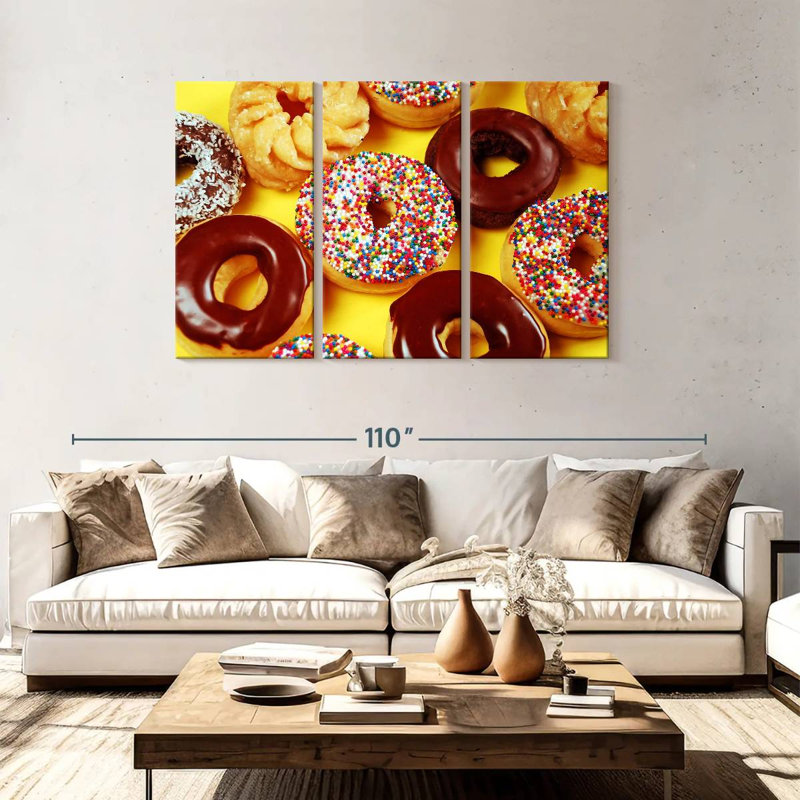 Yarlin Fresh Doughnuts, 48" H x 74" W