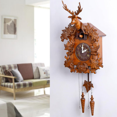 Jeniveve Solid Wood Wall Clock