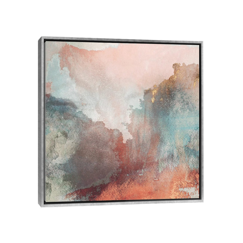 Reproduction d’art, "Paper clouds" par Elisabeth Fredriksson, Pas de tapis, H 37 po x l 37 po x P 1,5 po