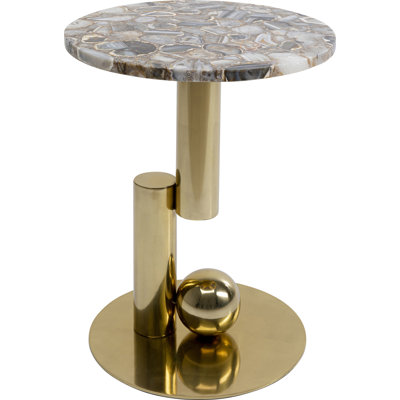 Agate Cut Side Table