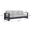 Ensemble de conversation d'extérieur en aluminium avec table de bout Hoyt-289230304-294914785-289230305
