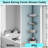 76 CM-110 CM Adjustable Bathroom Organizer Shelves with 4-Tier Rustproof Bathroom Shelves-730957448