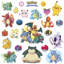 Décalcomanie murale emblématique Pokemon
