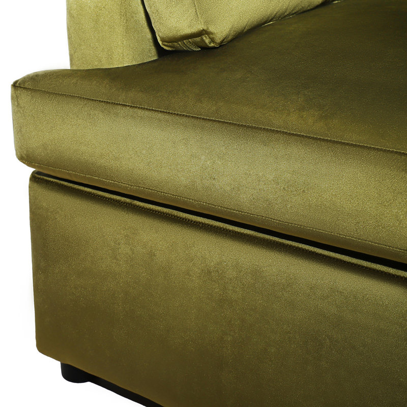 Fauteuil d'appoint surdimensionné Mirod - coussins d'accoudoirs confortables, style neutre polyvalent, design élégant, structure durable