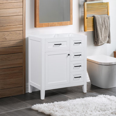 30" Bathroom Cabinet Vanity Without Sink