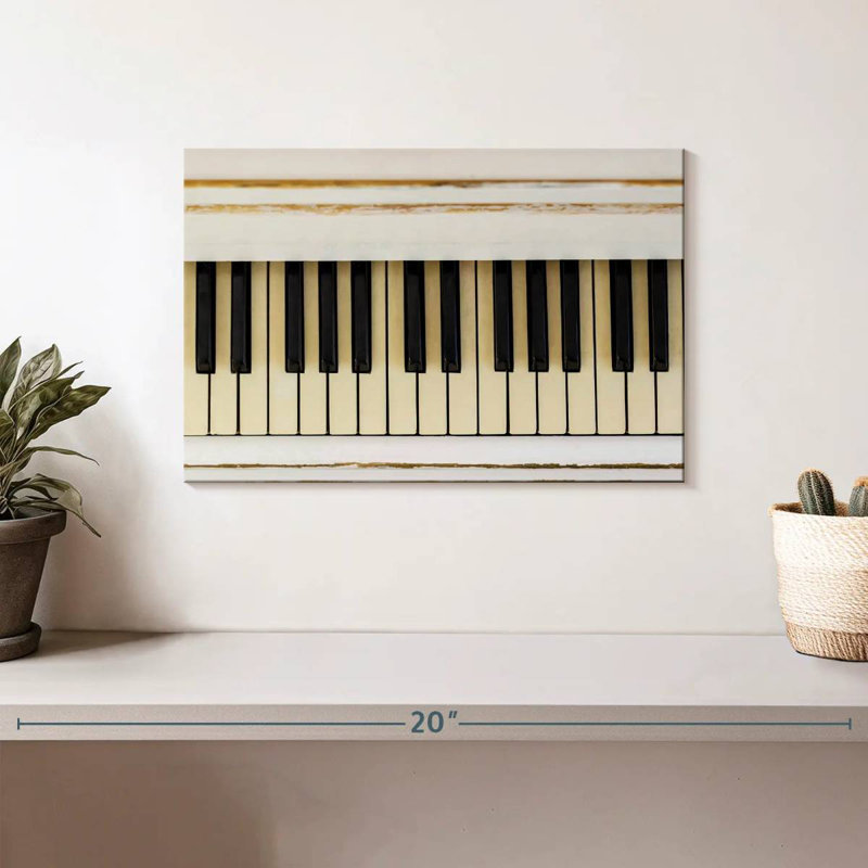 Abarca Old Piano, H 8 po x l 12 po