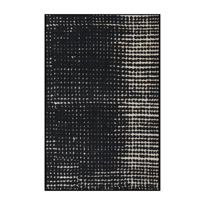 Tapis abstrait moderne 4902, Rectangle de 2 pi x 3 pi