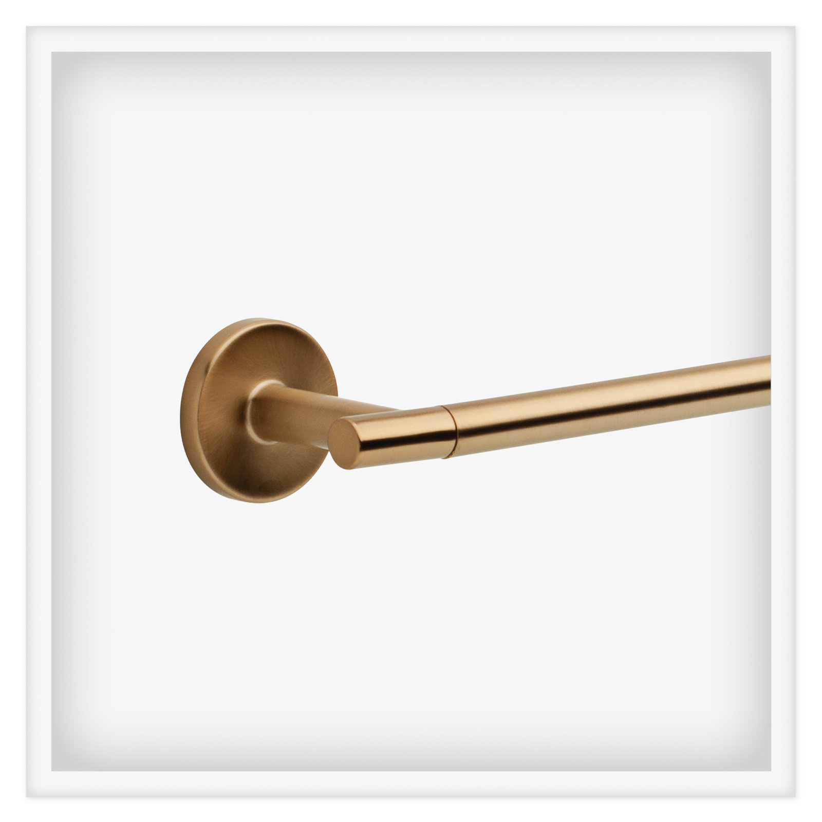 Trinsic 12" Wall-Mounted Towel Bar, Brilliance Champagne Bronze