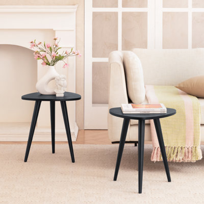 Tables de bout en bois massif Axel