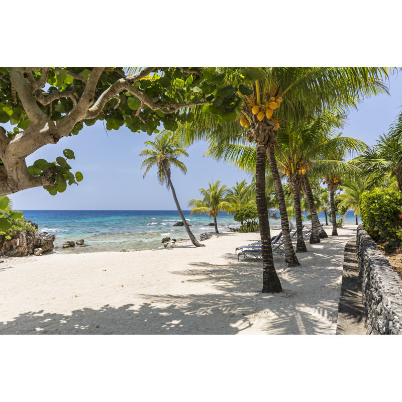 Shady Beach by Lightphoto - Wrapped Canvas Print, 30cm H x 46cm W