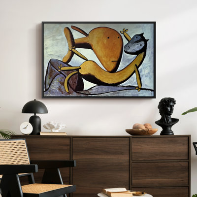Cat and Big Fish, c. 1931-Pablo Picasso-Framed Gallery Wrapped Canvas