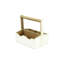 Chariot décoratif en bois Nicola - Blanc-17561584