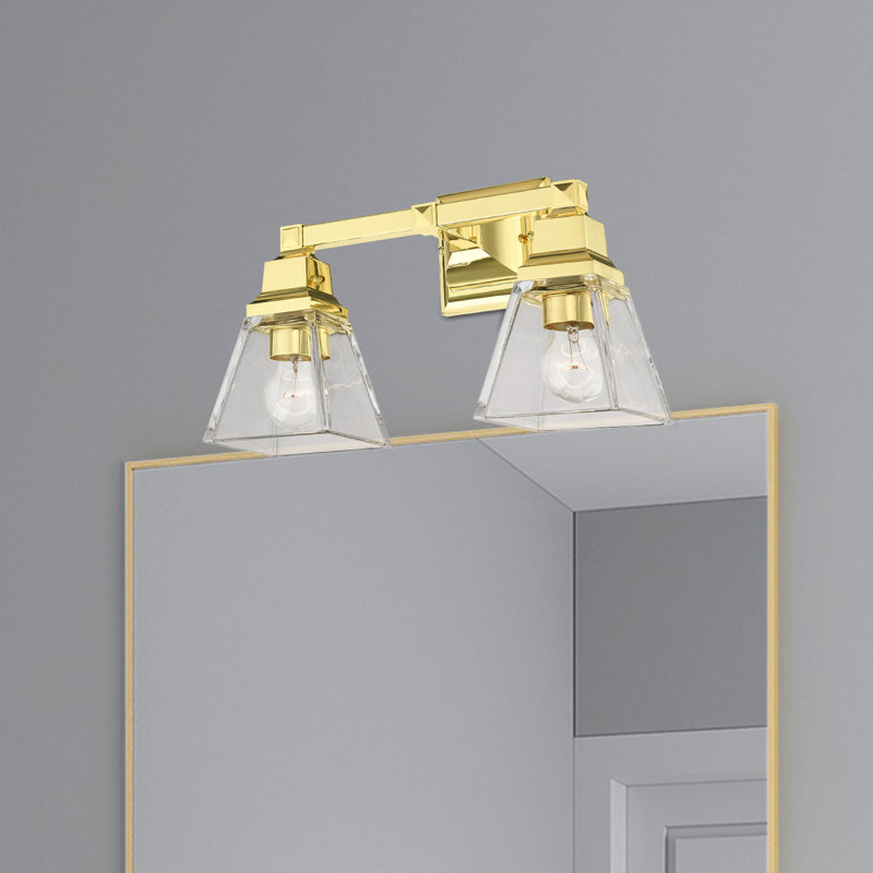 Anfrenee 2 - Light Dimmable Vanity Light, Polished Brass