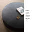 Table basse ronde en bois manufacturé noir