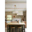 Luminaire suspendu en laiton vieilli-124933646