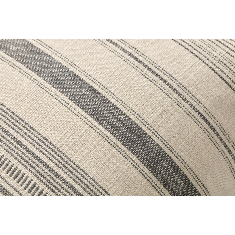 Coussin Angela Rose x Loloi Celina, Polyester/ Bourre en polyester, Ivoire/Gris