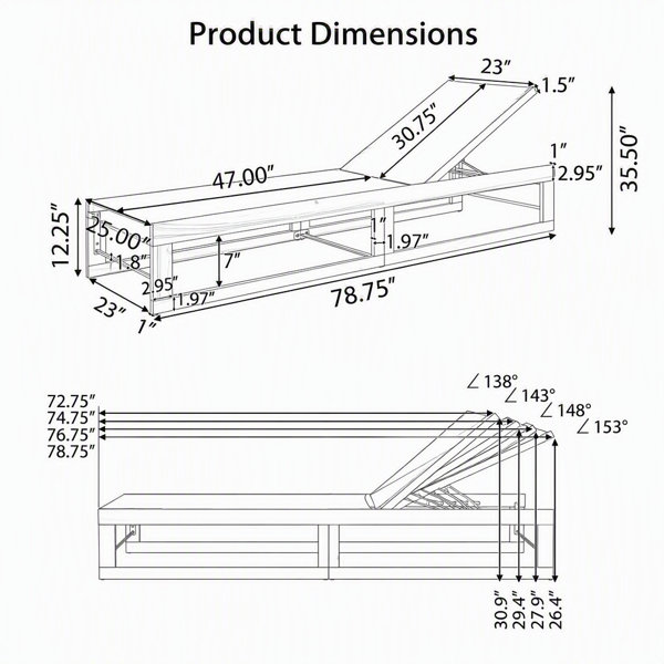 Dimensions du produit