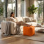  Repose-pieds pouf carré Moseley 16 po, hydrofuge-33309947
