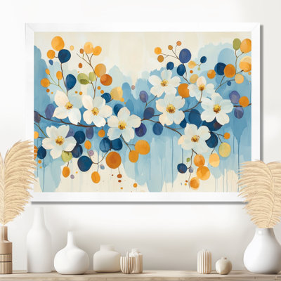 Doux couleur de rosier II - art mural cornouiller