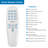Massaging Adjustable Bed with Wireless Remote-1384219526