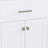 84-In White Undermount Double Sink Bathroom Vanity With Engineered Stone Top