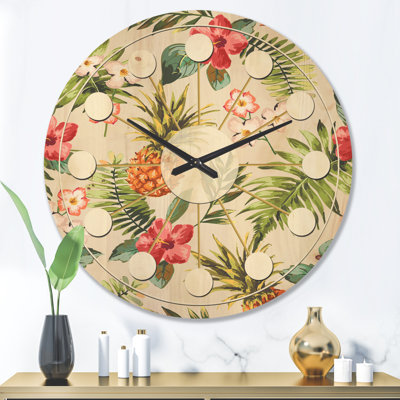 Solid Wood Wall Clock