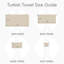 Ensemble de serviettes surdimensionnées 100% coton turc beige 500 g / m² 500 pièces-112079027-103688327