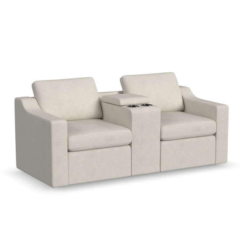 Lockheart Loveseat Console Slope, Beige