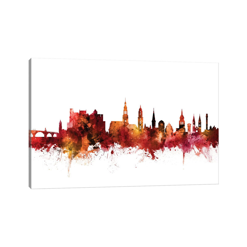 Heidelberg, Germany Skyline by Michael Tompsett - Wrapped Canvas Gallery-Wrapped Canvas Giclée