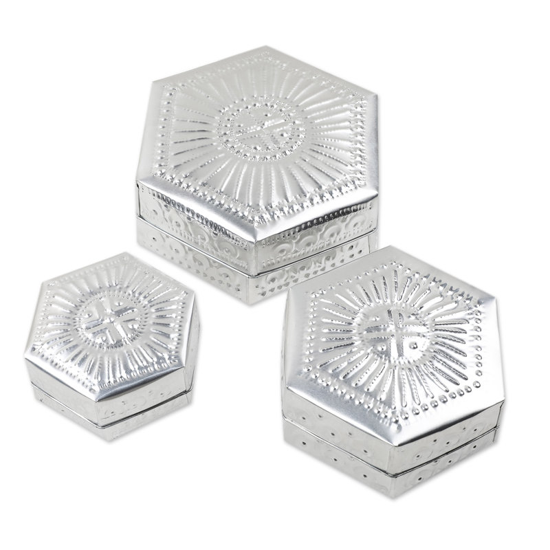 Lacia 3 Piece Handmade Decorative Box Set