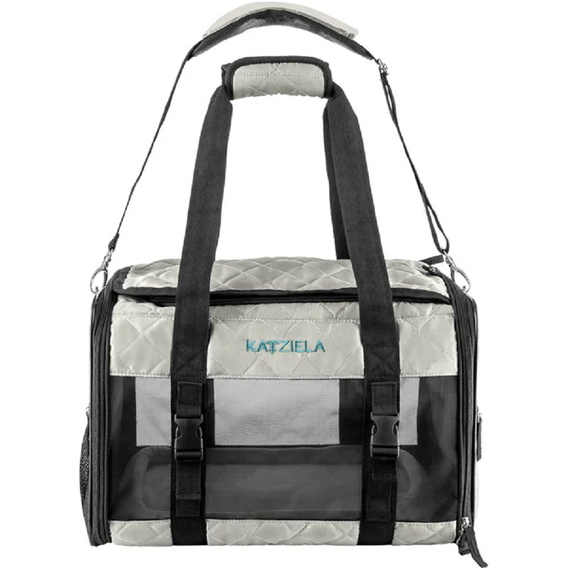Sac de transport pour animaux Katziela, H 11 po x l 11 po x P 19 po, Gris